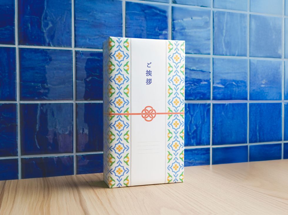 【包装紙】タイルデザイン