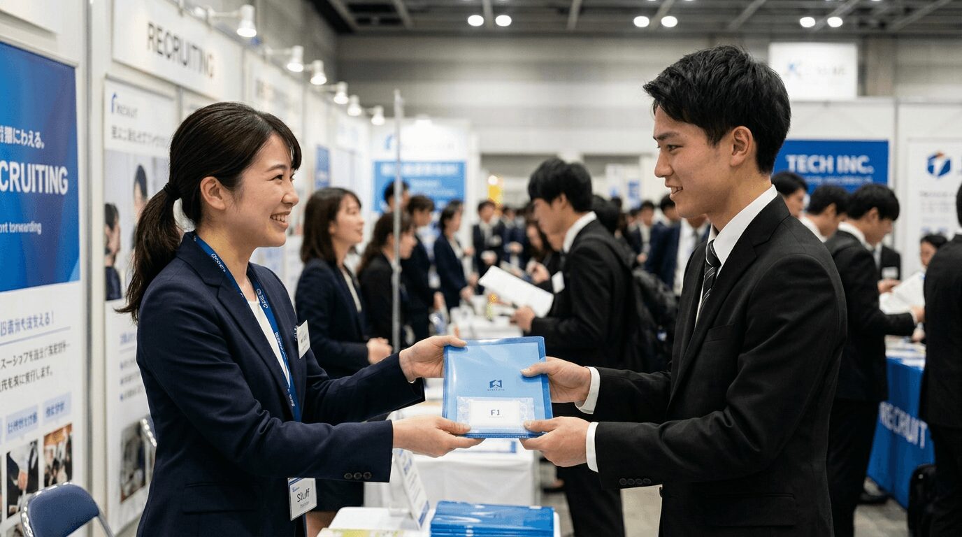 採用イベントのノベルティ選び｜合同説明会向けの粗品と集客導線の工夫